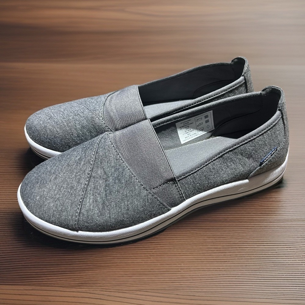 Lands' End Slip On Walking Shoes - Heather Gray- Women's‎ Size 8